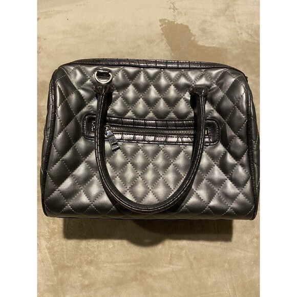 Nicole Lee USA Rare Buttons Spikes Jeweled Handbag Limited Edition Rock Retro - Picture 6 of 9